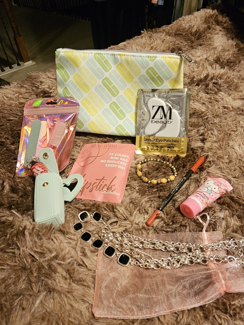 Women's Cosmetic Pouch 10pc Bundle